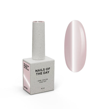 NAILSOFTHEDAY Korean cat eye 03 – soft pink nude cat eye gel polish, 10 ml