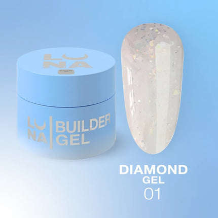 Luna Diamond Builder Gel 01, 15ml