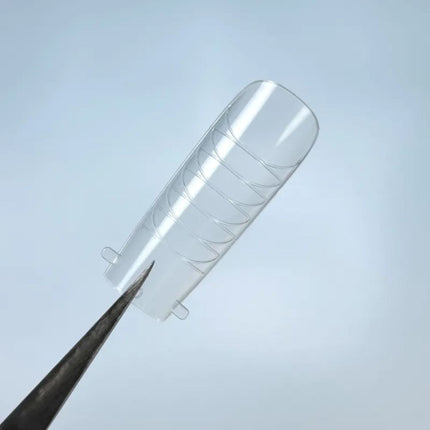 Lunamoon Dual Nail Forms Short Arched Square, 120pcs