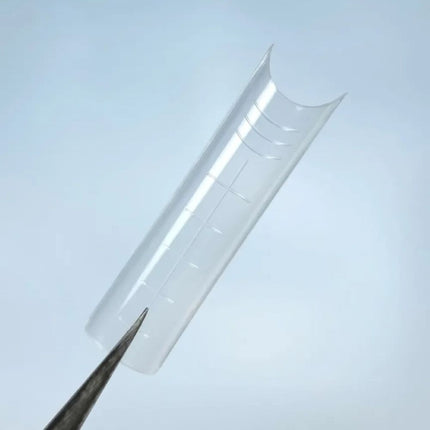 Lunamoon Dual Nail Forms Skeleton Arched Square, 120pcs