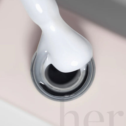 Her Rubber Base Coat Milky White Moods 05, 12ml