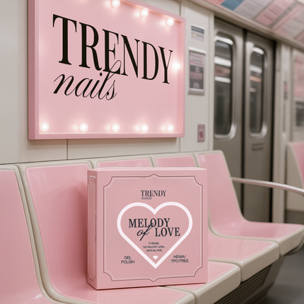 Trendy Nails Melody Gel Polish Collection, 5pcs