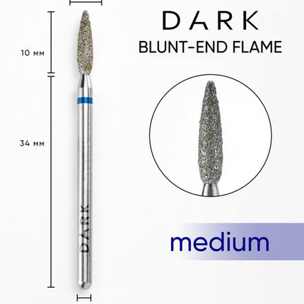 DARK Blunt-end Flame Cutter 2.4x10 mm Blue