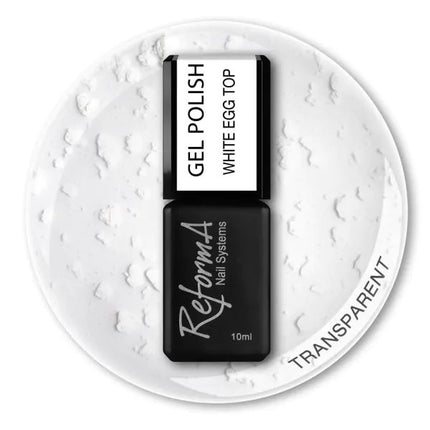 Gel Polish – White Egg Top, 10ml