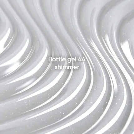 Nailsoftheday Bottle Gel 44 Shimmer- white with silver shimmer, 10ml