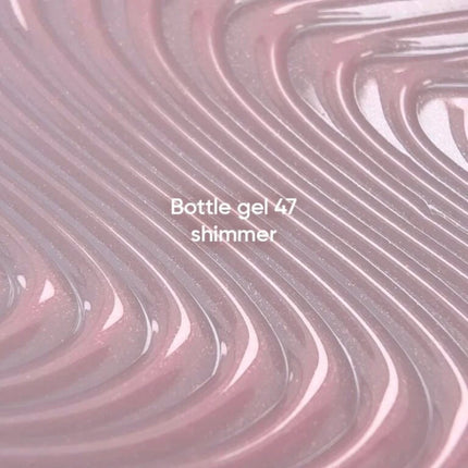 Nailsoftheday Bottle Gel 47 Shimmer-milky pink with pink shimmer , 10ml