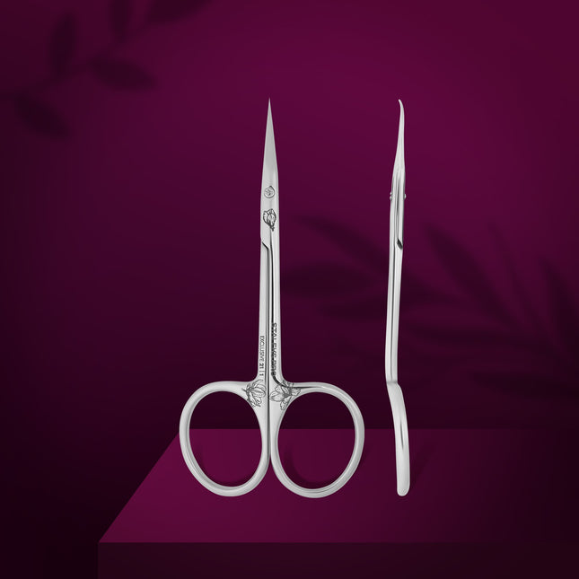 SX-21/1m Cuticle Scissors Staleks Pro Exclusive 21 Type 1 (Magnolia)