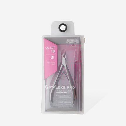 Professional cuticle nippers Staleks Pro Smart 10, 3 mm-NS-10-3
