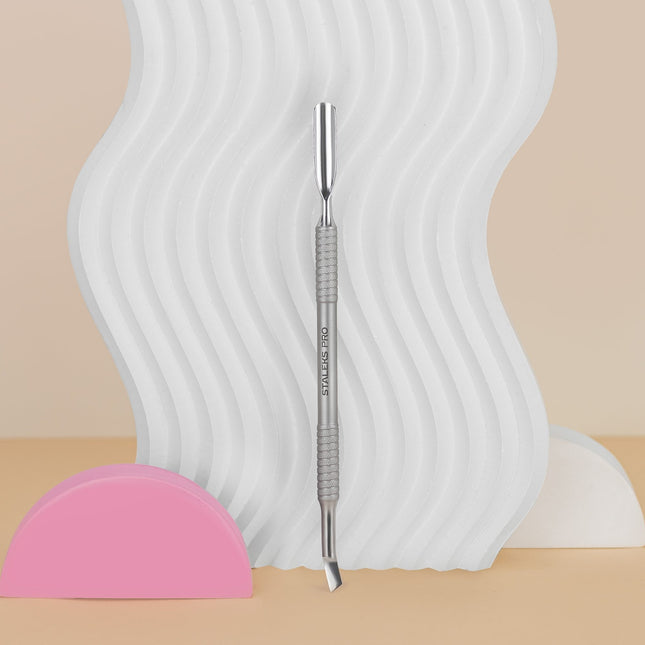 Cuticle pusher Staleks Pro Smart 50 Type 6 (rounded pusher and bent blade)- PS-50/6