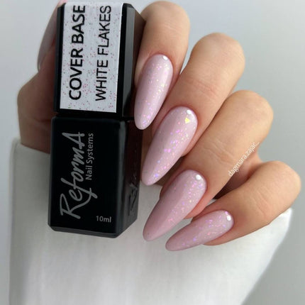 ReformA Cover Base – White  Opal Flakes, 10ml