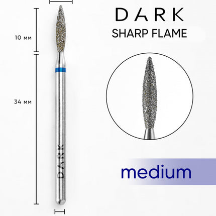 DARK Sharp Flame Cutter 2.1x10 mm Blue