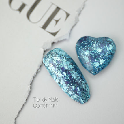 Confetti Gel №1, Trendy Nails