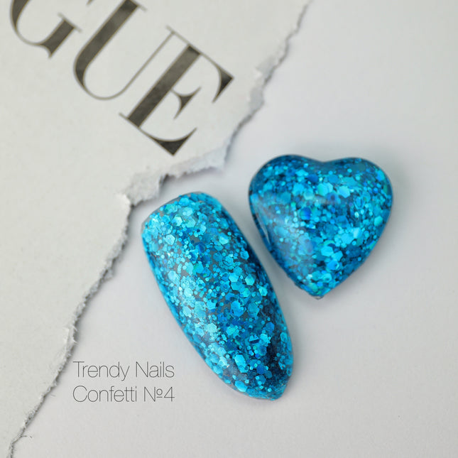 Confetti Gel №4, Trendy Nails