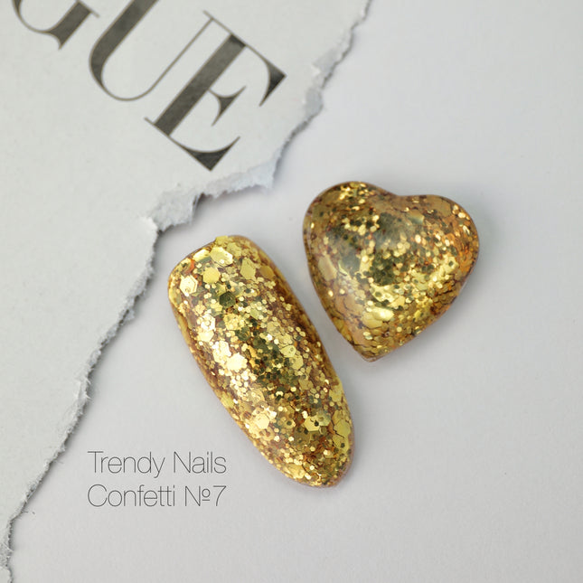 Confetti  Gel №7, Trendy Nails