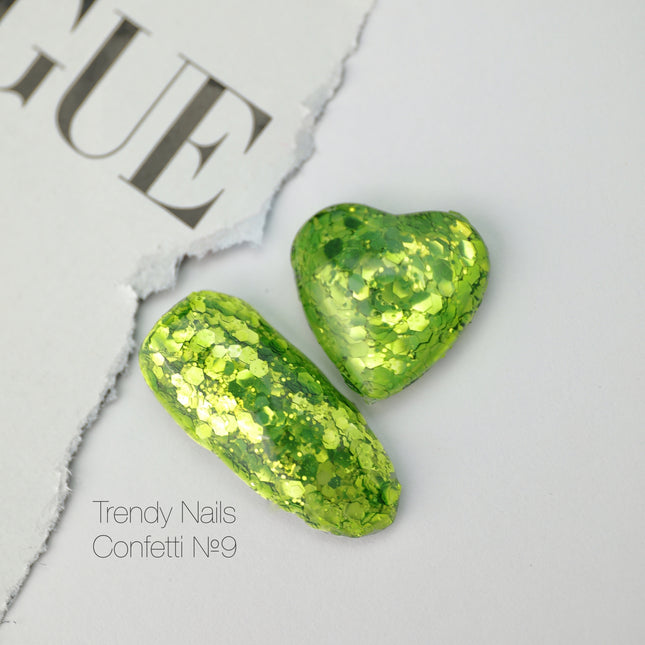 Confetti Gel №9, Trendy Nails