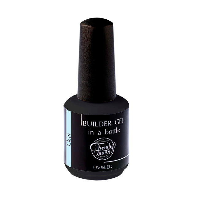 Builder Gel in a bottle Clear, 15ml-Trendy Nails