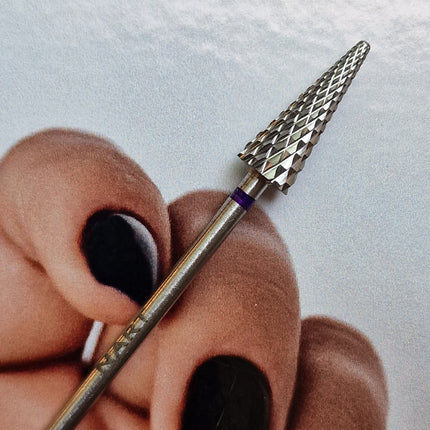 Carbide Nail Drill Bit, Removal Violet Cone, C0360145
