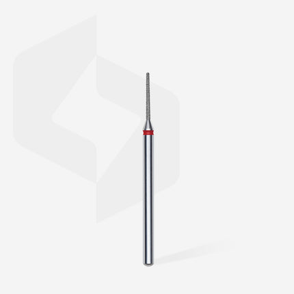 STALEKS EXPERT Carbide nail drill needle red, head diameter 1 mm, working part 10 mm