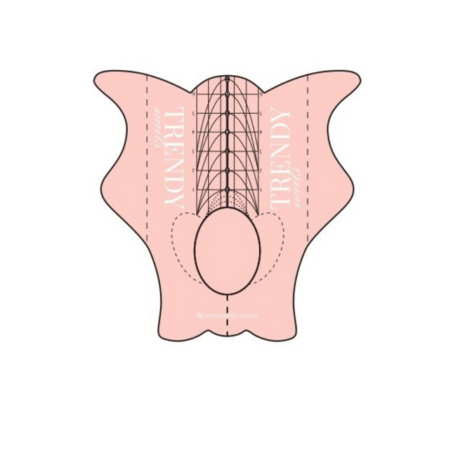 Forms-templates for nails modelling (50 pieces)-Trendy Nails