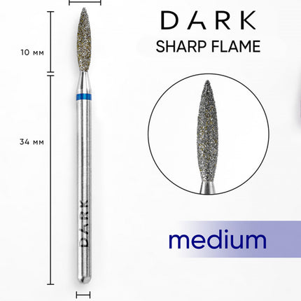 DARK Sharp Flame Cutter 2.3x10 mm Blue