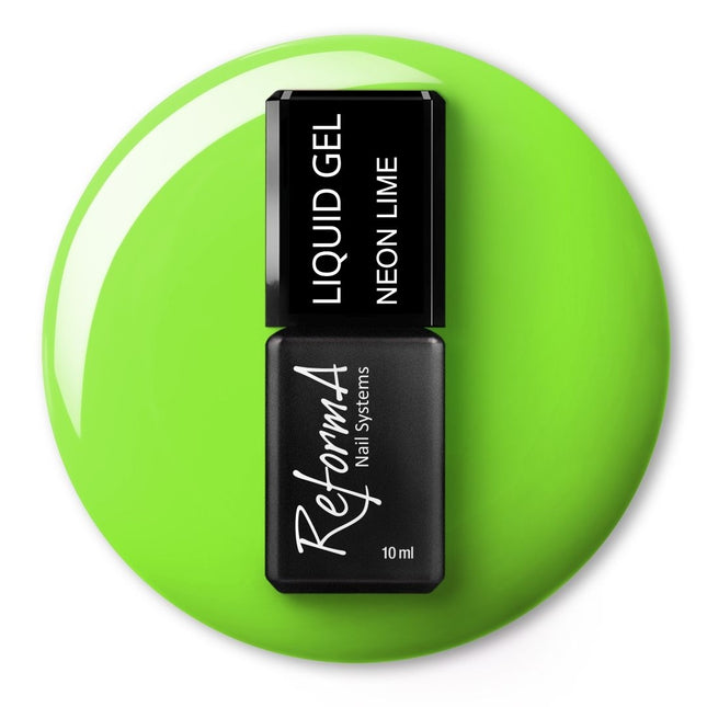 Liquid Builder Gel ReformA  - Neon Lime, 10ml