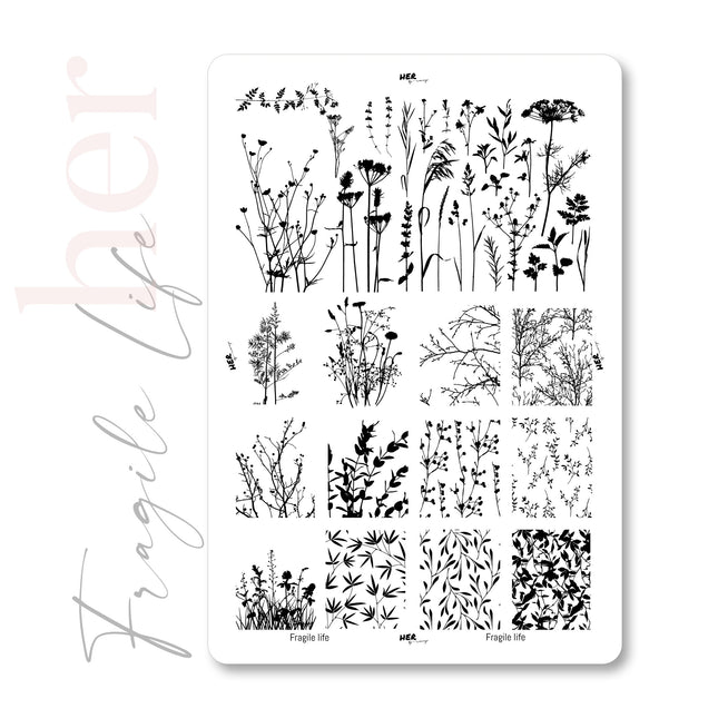 Stamping Plate Fragile Life- HER