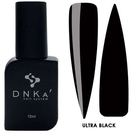 DNKA Gel Polish, 12ml - Ultra Black