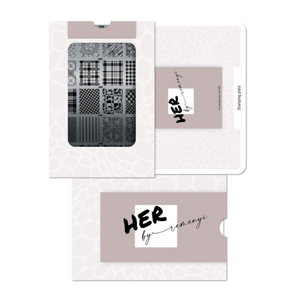 Stamping Plate Daily Look - HER