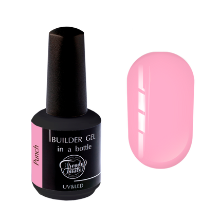 Builder Gel in a bottle Punch, 15ml -Trendy Nails