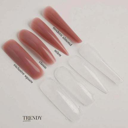 Full Cover Dual Forms Stiletto Shape 120 PCS- Trendy Nails