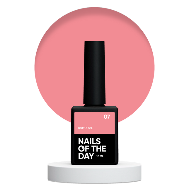 NAILSOFTHEDAY Bottle gel 07 - ultra-strong gel, the same legendary bottle, 10 ml