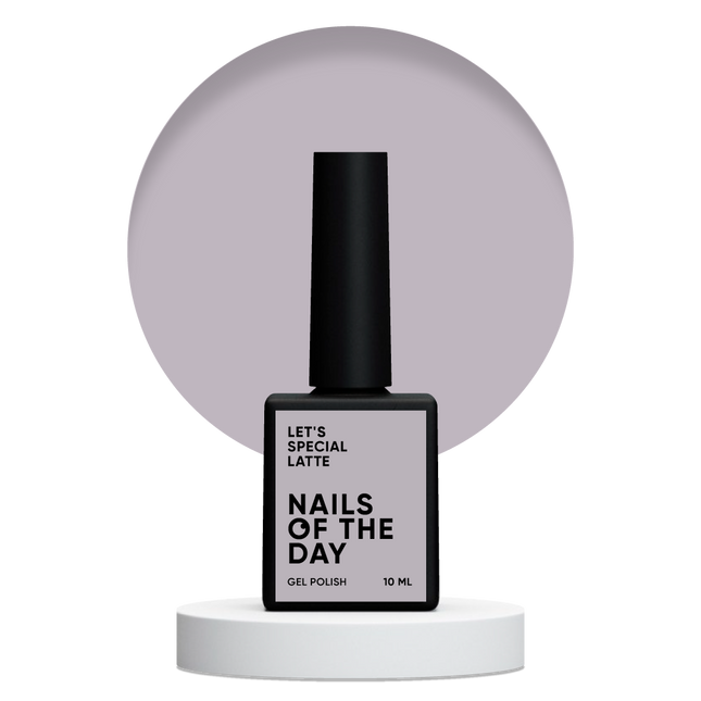 NAILSOFTHEDAY Let's special Latte — beige-caramel gel nail polish covering one layer, 10 ml