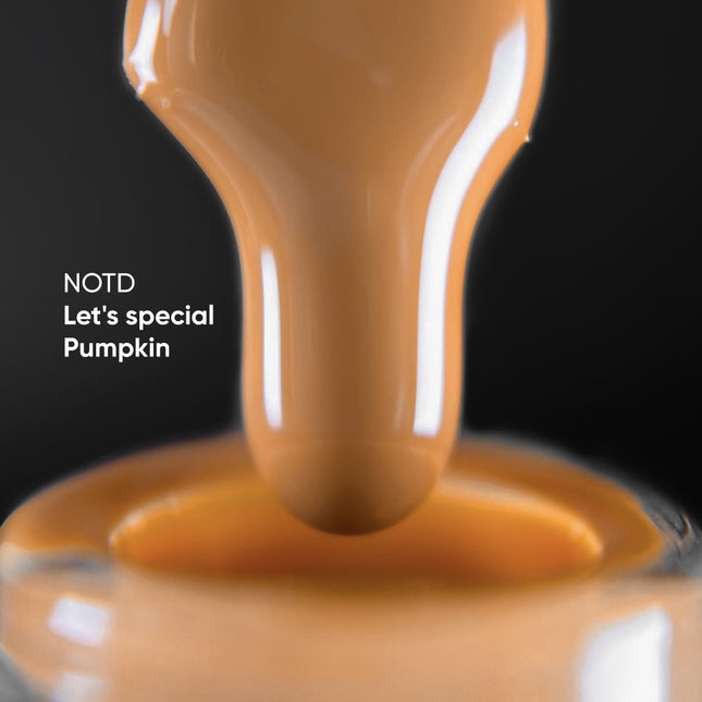 NAILSOFTHEDAY Let's special Pumpkin — pumpkin gel polish for nails covering in one layer, 10 ml