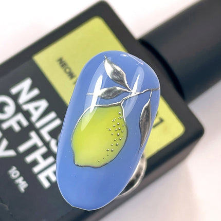 NAILSOFTHEDAY Metallic Paint – silver metallic gel paint, 5 ml