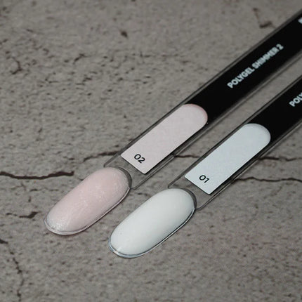 NAILSOFTHEDAY White Polygel — Fine-grain white polygel, 30 g