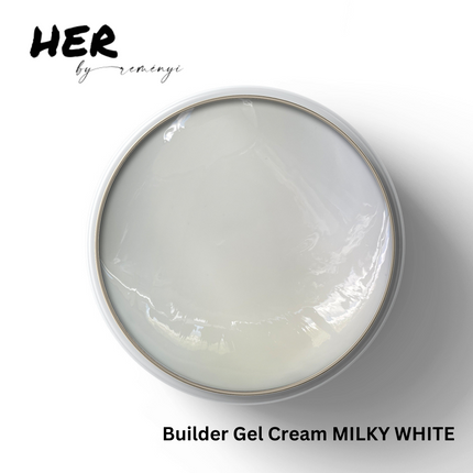 Builder Gel Cream MILKY WHITE ,50g - HER