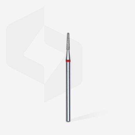 STALEKS EXPERT Carbide nail drill frustum red, head diameter 1,8 mm, working part 8 mm