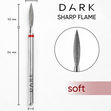 DARK Sharp Flame Cutter 2.1x10 mm Red