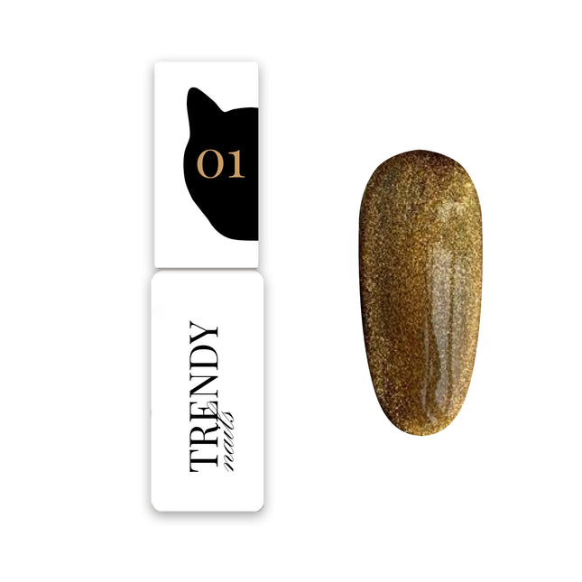 Trendy Nails Gel Polish Cat Eye's 01, 8 ml