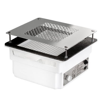 Built-in nail dust collector Teri Turbo white (silver mesh) - 230 Volts