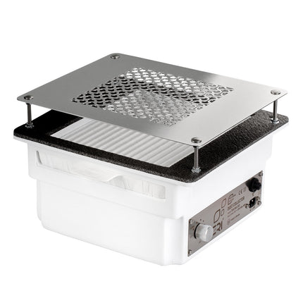 Built-in nail dust collector Teri 800 white (silver mesh) - 230 Volts