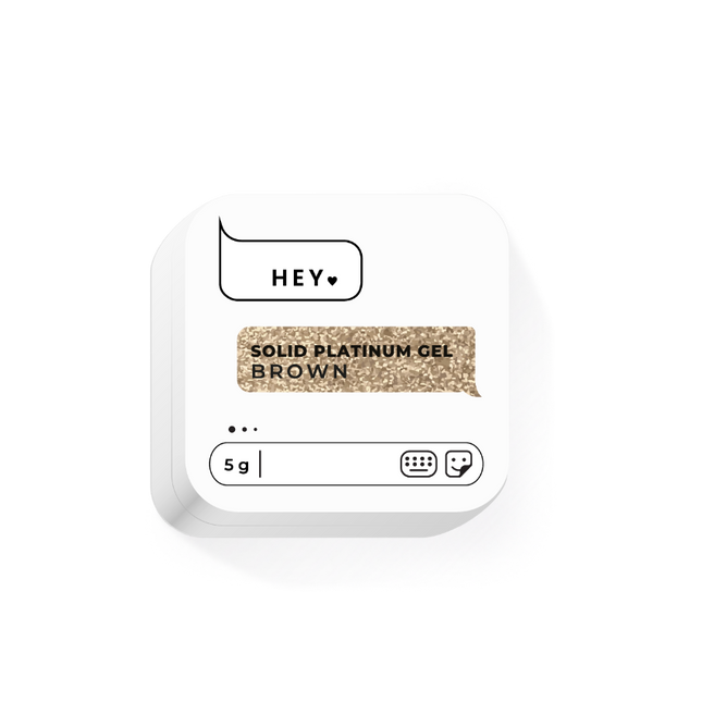 HEYLOVE (Hello) Solid Platinum Gel Brown, 5g