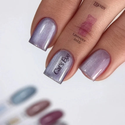 Trendy Nails Gel Polish Cat Eye's Gummy Bear Lavender Teddy, 10 ml