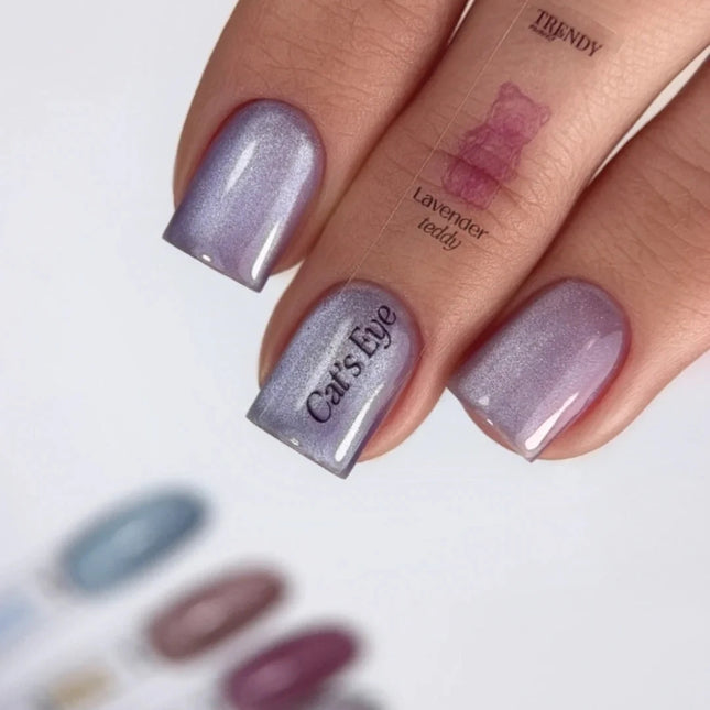Trendy Nails Gel Polish Cat Eye's Gummy Bear Lavender Teddy, 10 ml
