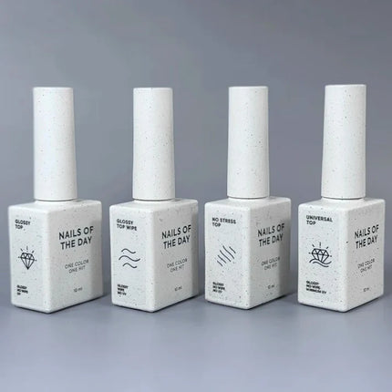 NAILSOFTHEDAY NEW Glossy top no wipe - glossy top without a sticky layer and with UV filters, 10 ml