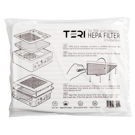 Universal HEPA filter for dust collectors Teri