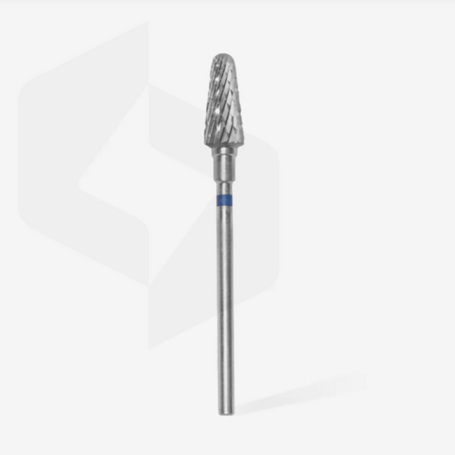 STALEKS EXPERT Carbide nail drill bit frustum blue, head diameter 6 mm, working part 14 mm