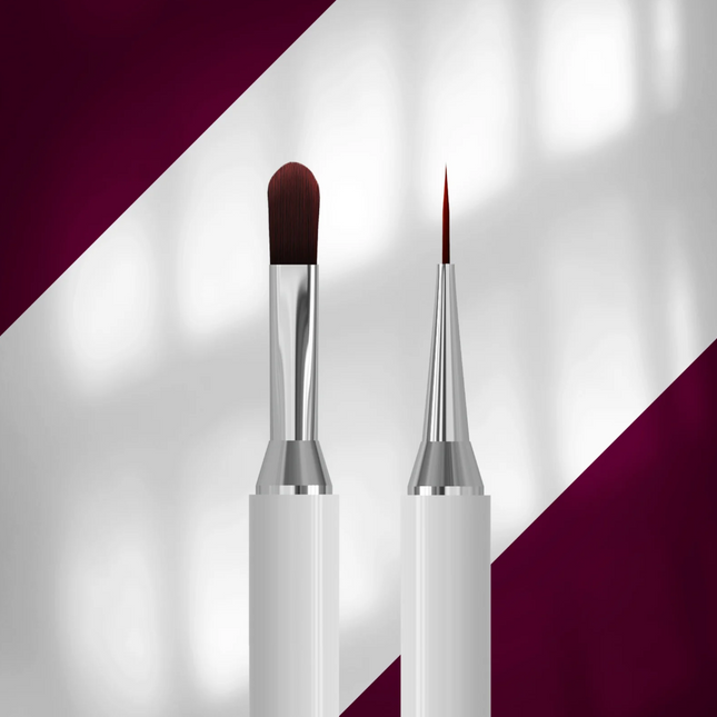 Staleks EXCLUSIVE 06/11 Double-ended gel brush 11 mm / liner 12 mm