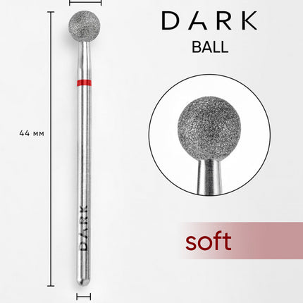 DARK Ball Cutter 5 mm Red