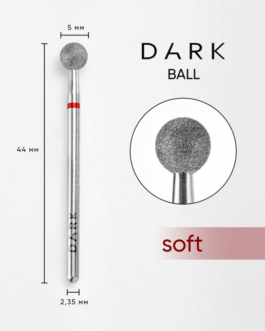 DARK Ball Cutter 5 mm Red
